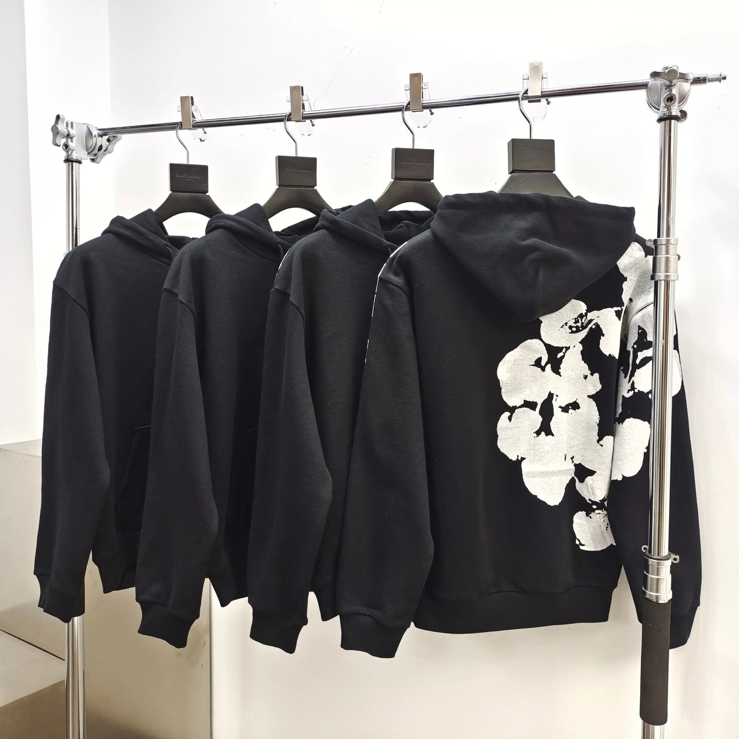 Denim Tears Biggie Wreath Hoodie Black SECOND SOURCE