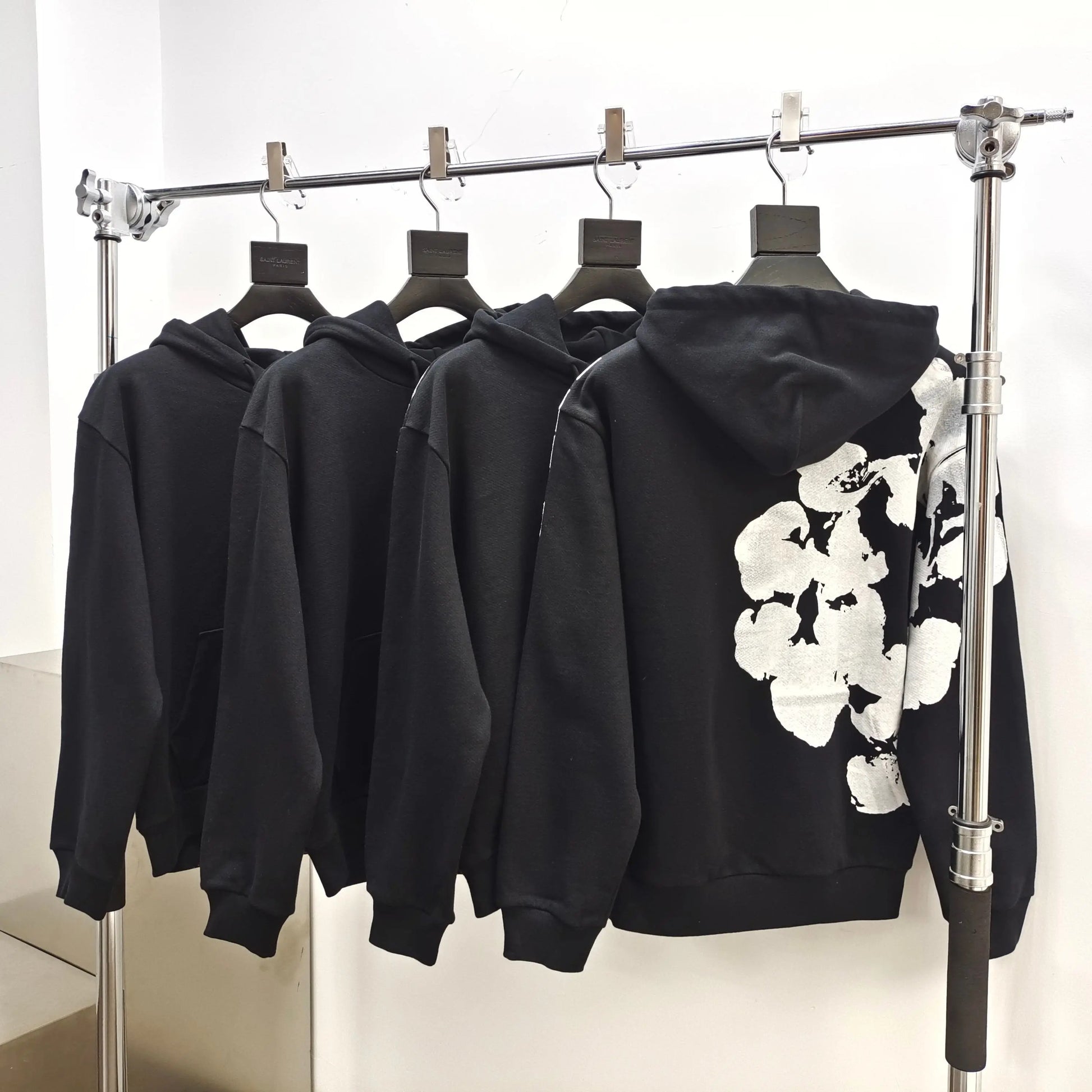 Denim Tears Biggie Wreath Hoodie Black SECOND SOURCE