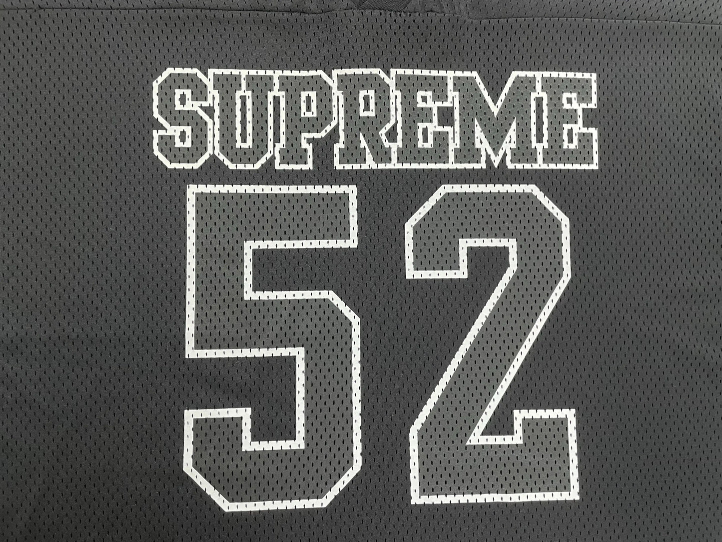 Supreme Spiderweb Black Football Jersey SECOND SOURCE