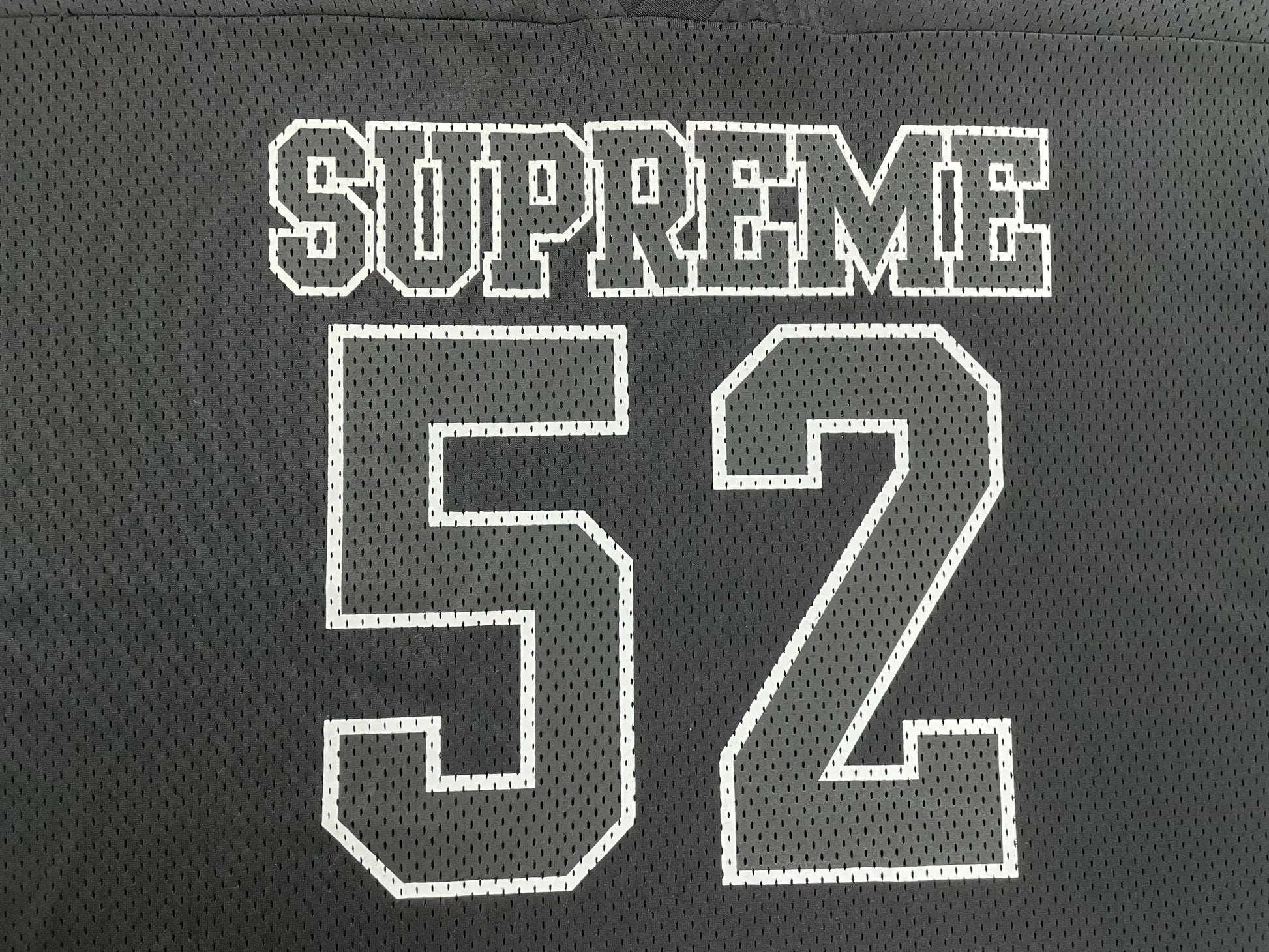 Supreme Spiderweb Black Football Jersey SECOND SOURCE