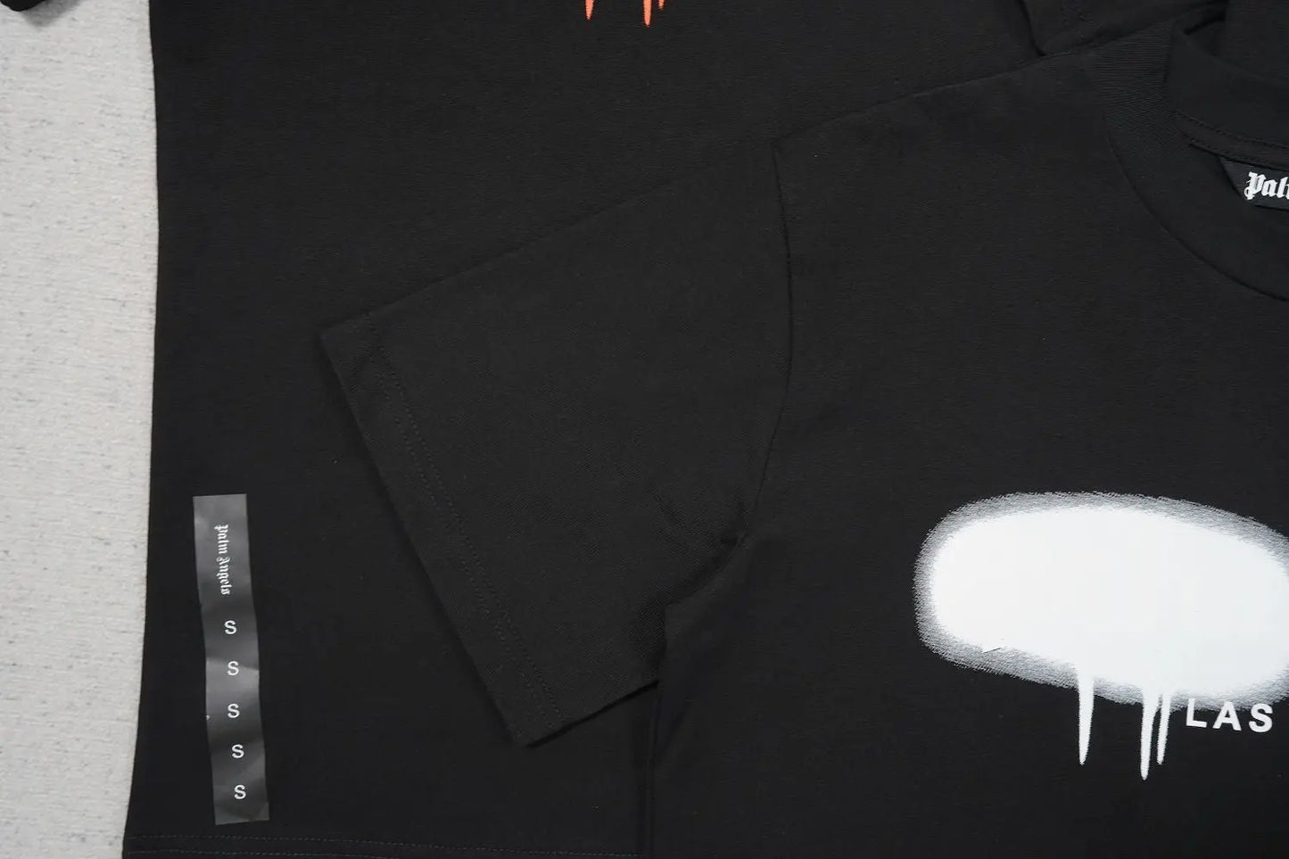 Palm Angles Spray Paint T-Shirt - SECOND SOURCE