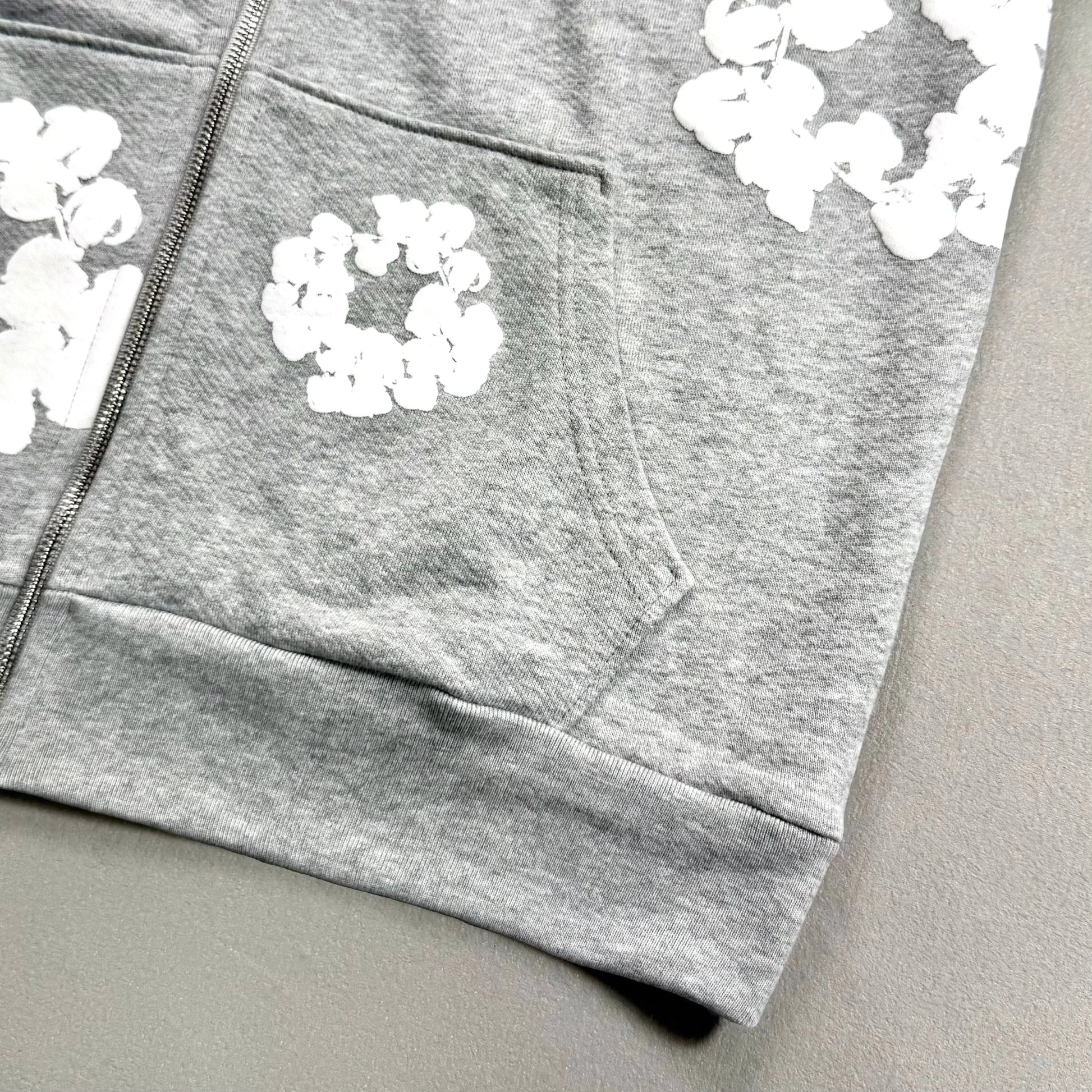 Denim Tears Hoodie Grey - SECOND SOURCE