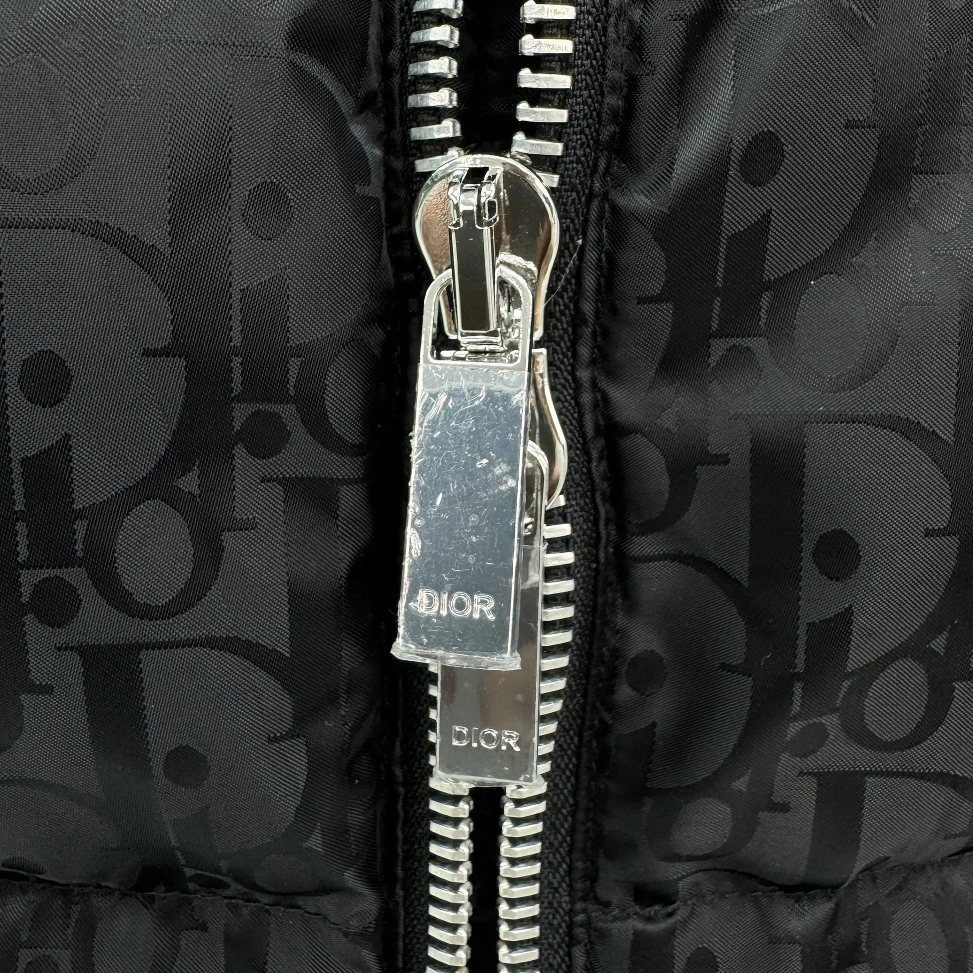 Dior Oblique Monogram Puffer In Black SECOND SOURCE