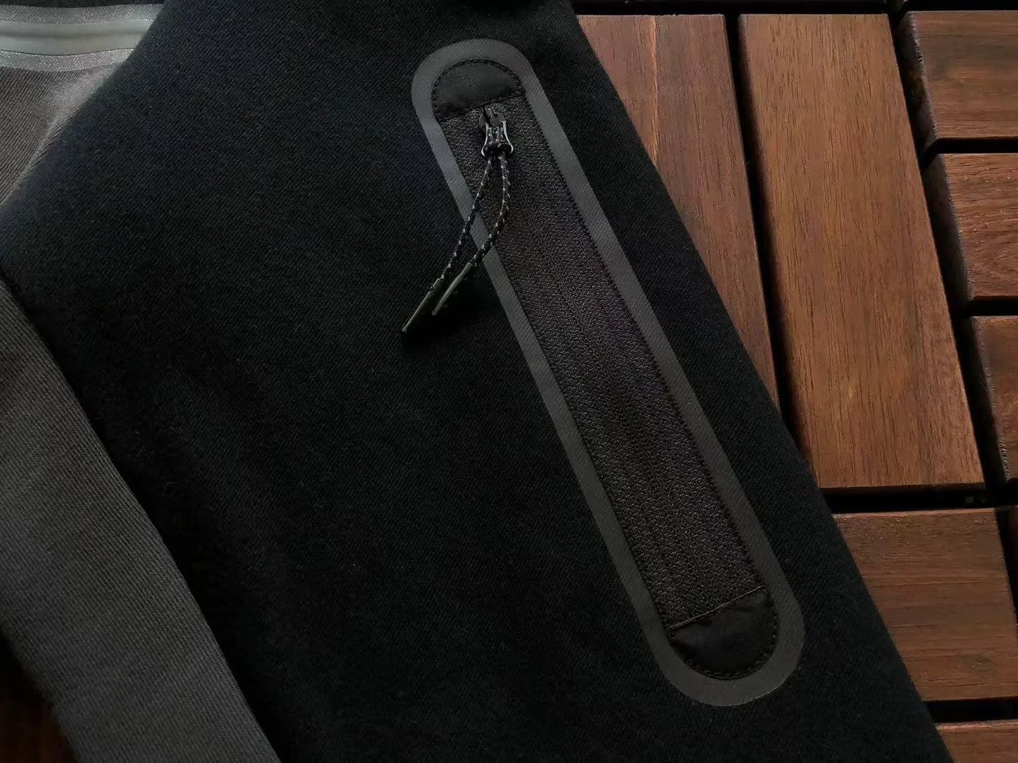 Nike Tech Fleece Dark Smoke Grey Orange - SECOND SOURCE