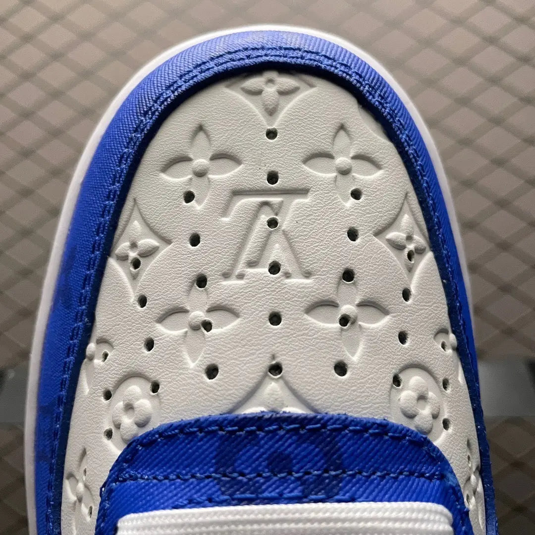 NIKE X LOUIS VUITTON Blue Air Force 1 - SECOND SOURCE