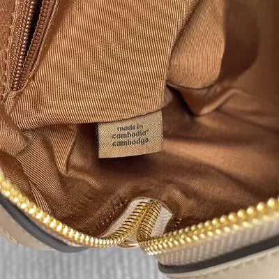 Coach Rowan Satchel Bag In Signature Canvas Sand SECOND SOURCE
